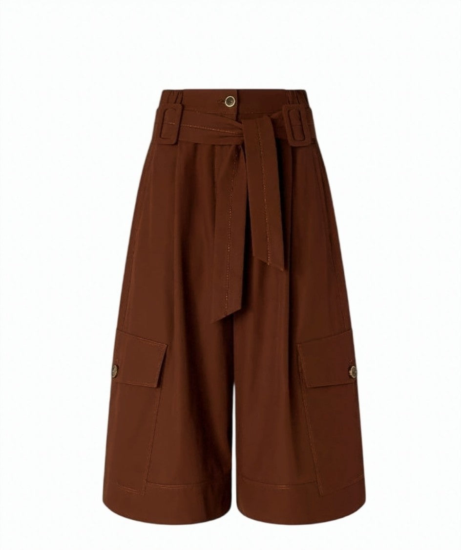 Pinko Patricia Belted Cargo Short Trousers