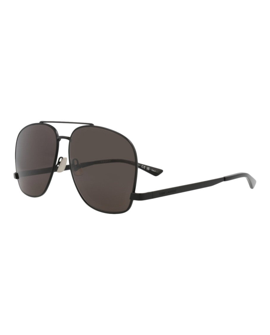 Saint Laurent Aviator-Frame Metal Sunglasses
