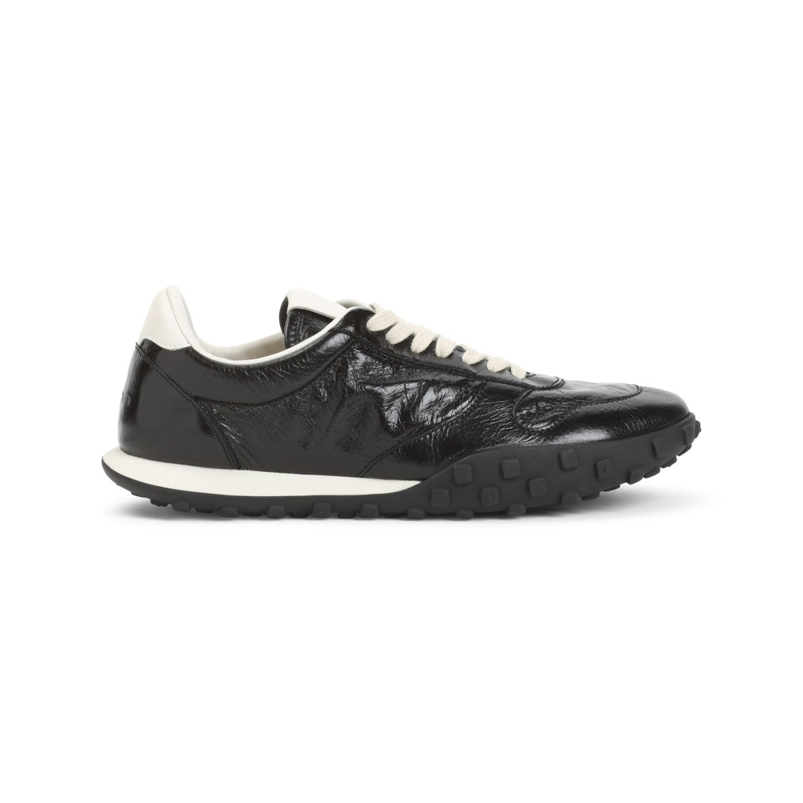 Jil Sander Black/White Low Top Sneakers