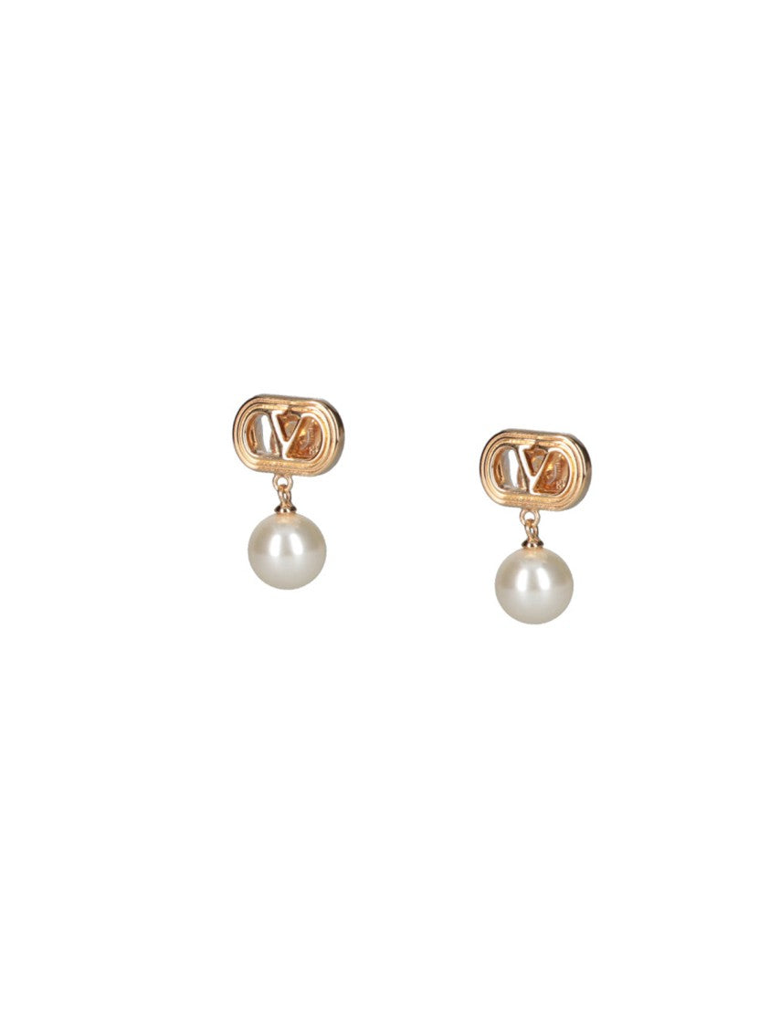 Valentino Garavani "Ovalette" Earrings – Gold
