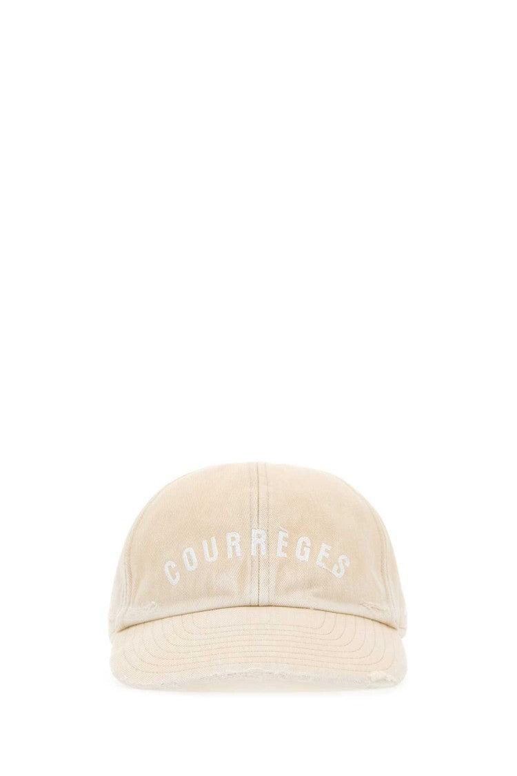 Courrèges Sand Cotton Baseball Cap