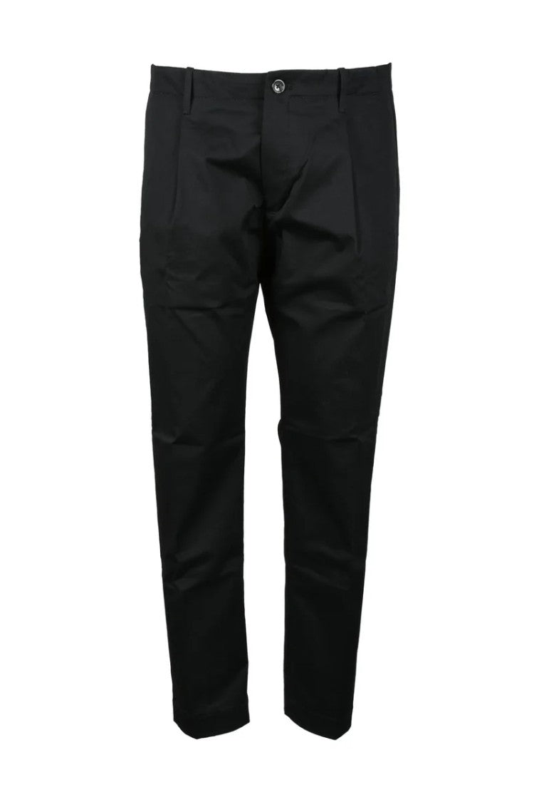 Nine In The Morning Cotton Stretch Trousers - Black