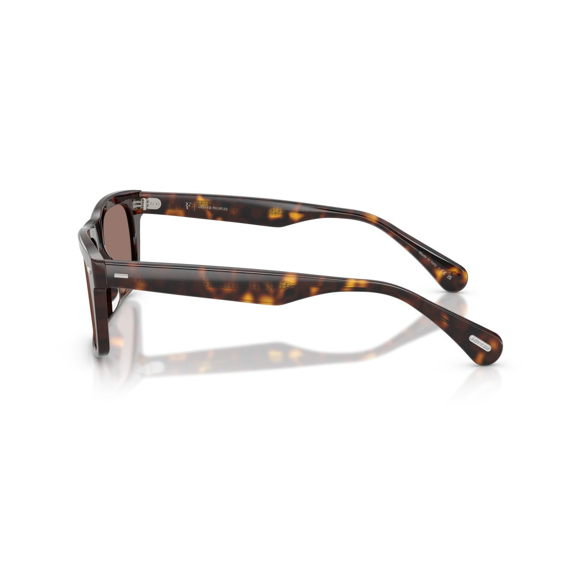 Oliver Peoples 0Ov5596su Rectangular Tortoiseshell Acetate Sunglasses With Metallic Accents