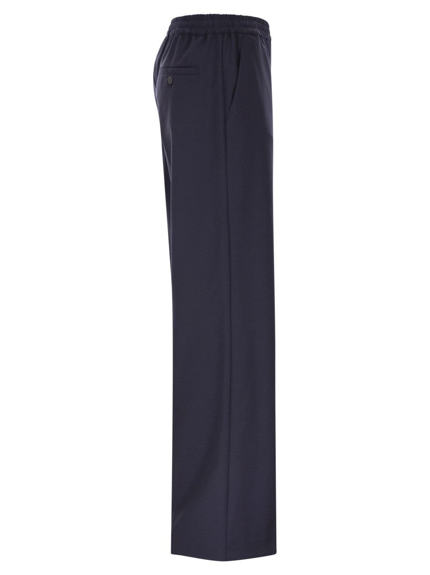 Max Mara Wkdmallo - Pure Wool Canvas Trousers