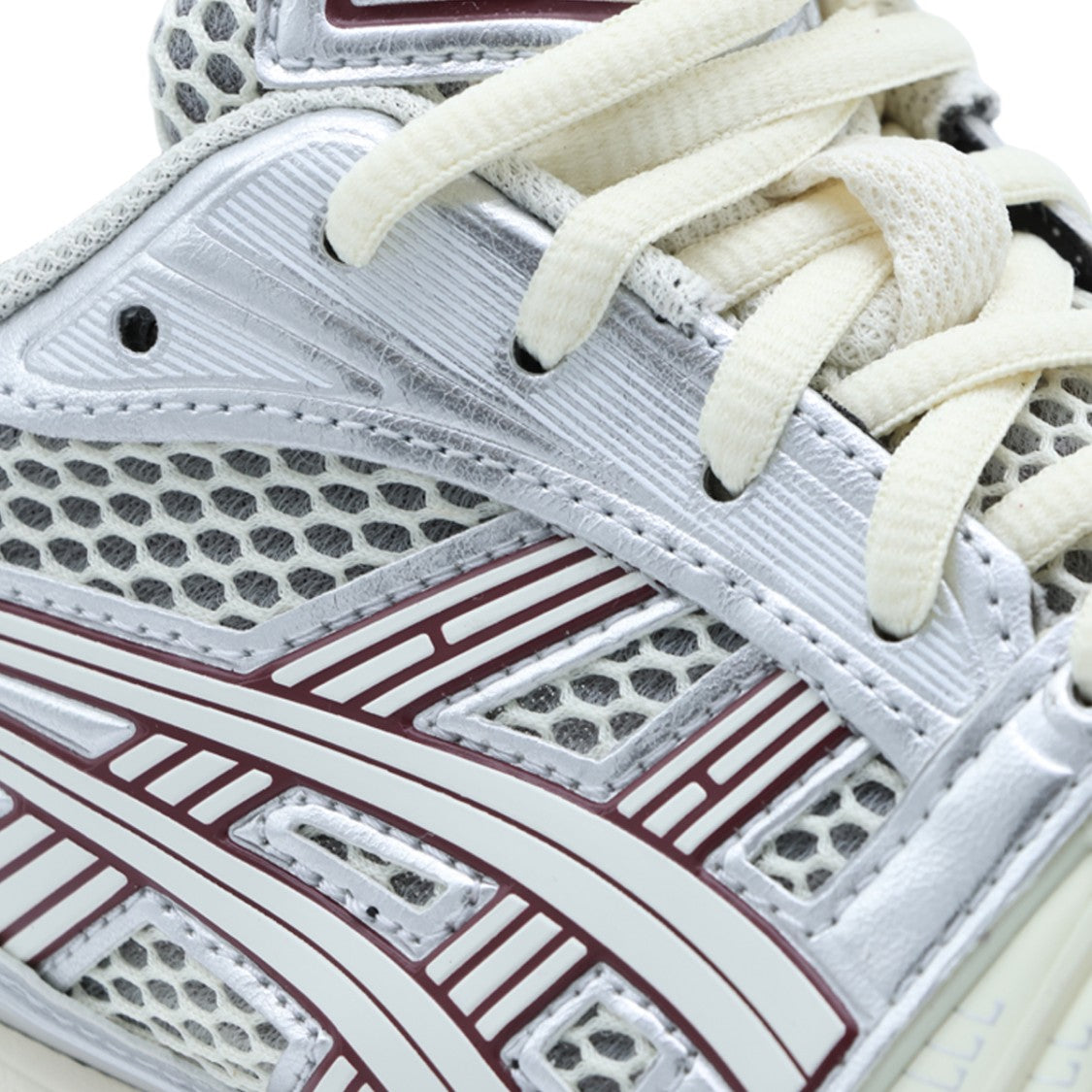 Asics Breathable Mesh Sneakers With Cushioned Sole And Gel Inserts
