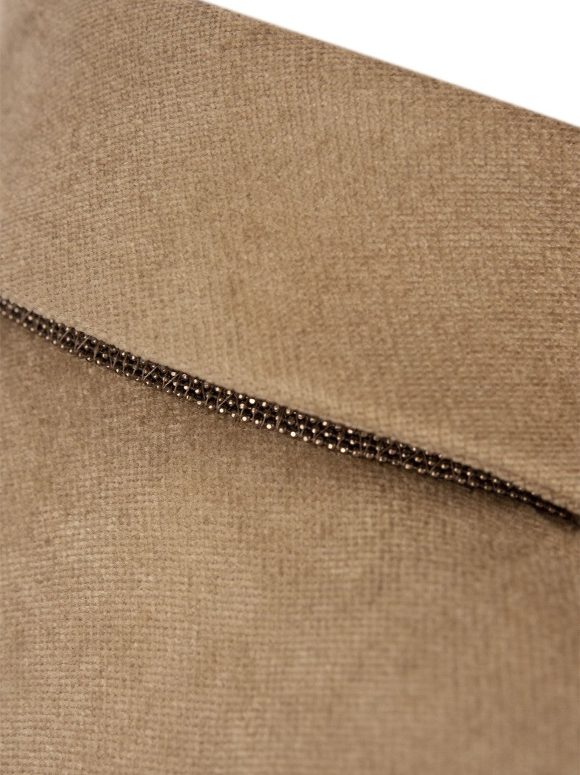 Brunello Cucinelli Double-Breasted Jacket With Necklace