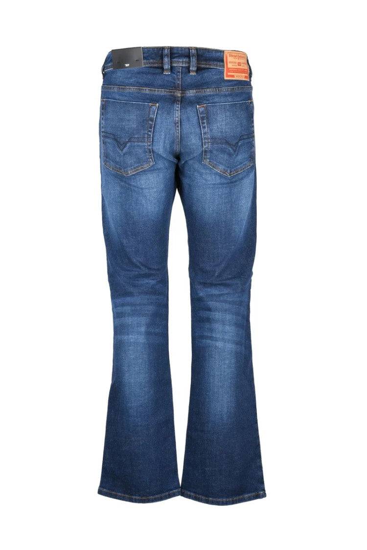 Diesel Blue Cotton Elastane Men's Zatuny Bootcut Jeans