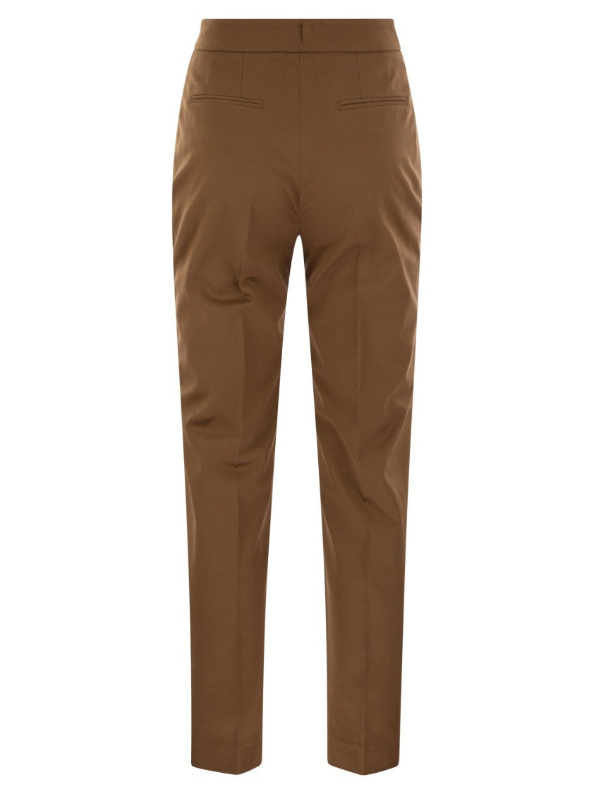 Pt Torino Frida - Cotton And Silk Trousers