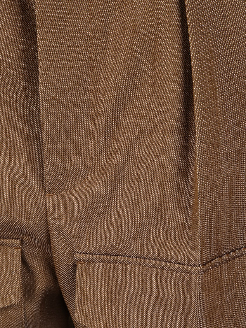 Setchu High-Waisted Virgin Wool Trousers