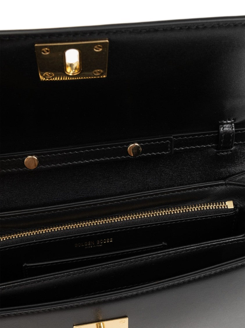 Golden Goose Gioia Bag Black Palmellato Leather Bag