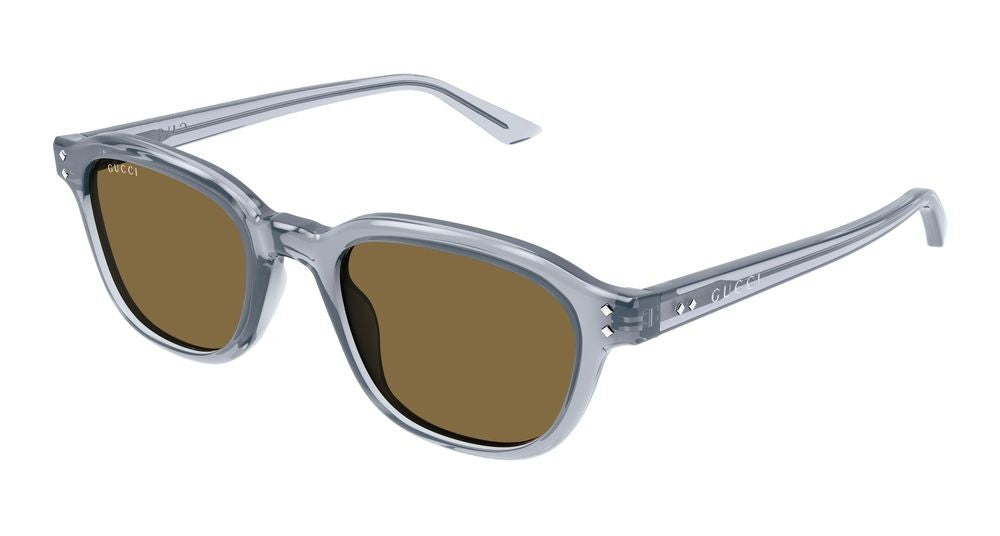 Gucci Grey Translucent Grey Square Sunglasses