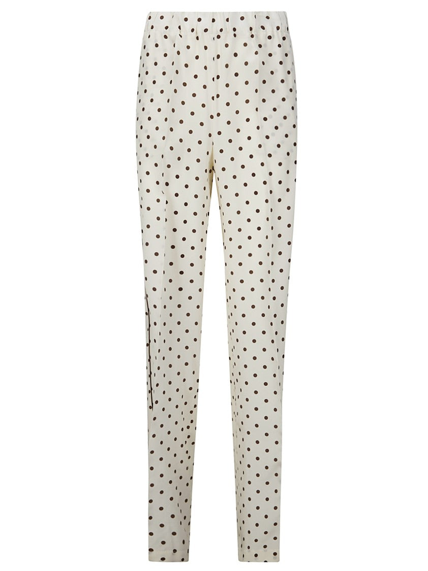P.A.R.O.S.H. Polka Dot Silk Trousers