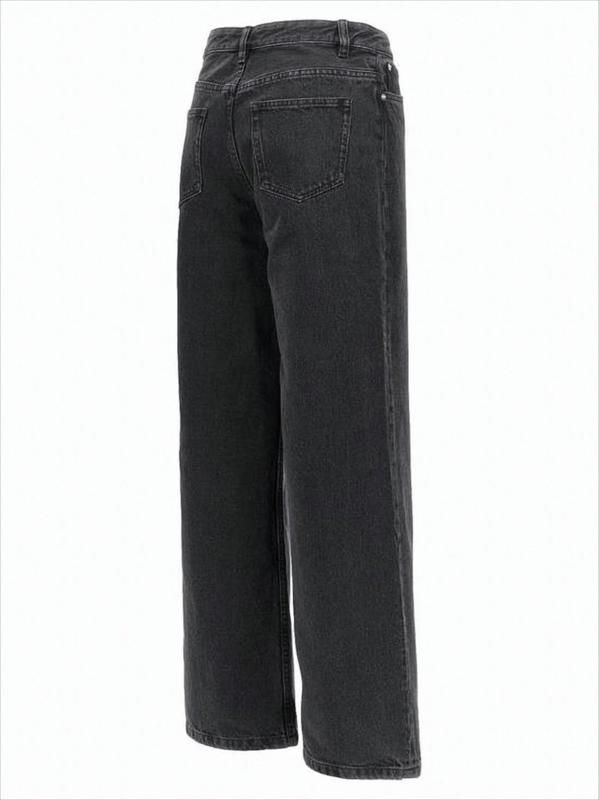 A.P.C. Wide-Leg Cropped Denim Pants With Vintage Charm