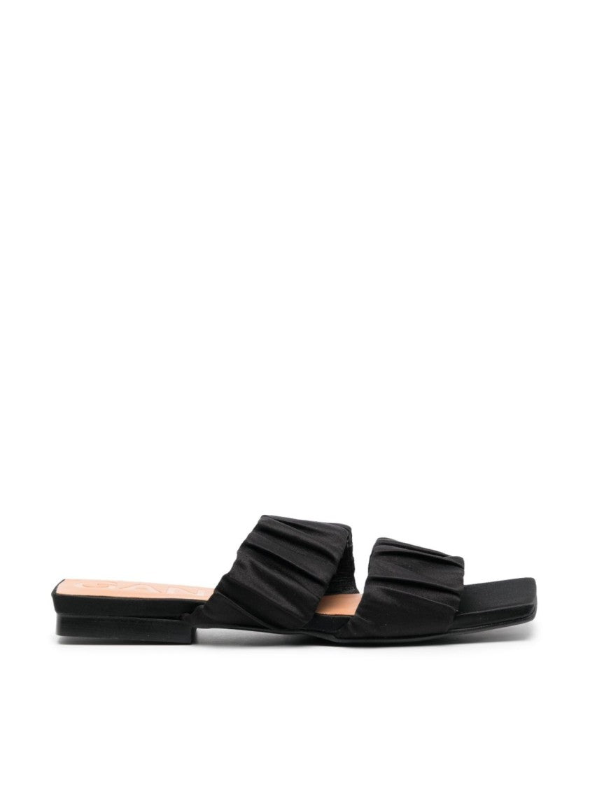 Ganni Smock Flat Sandals