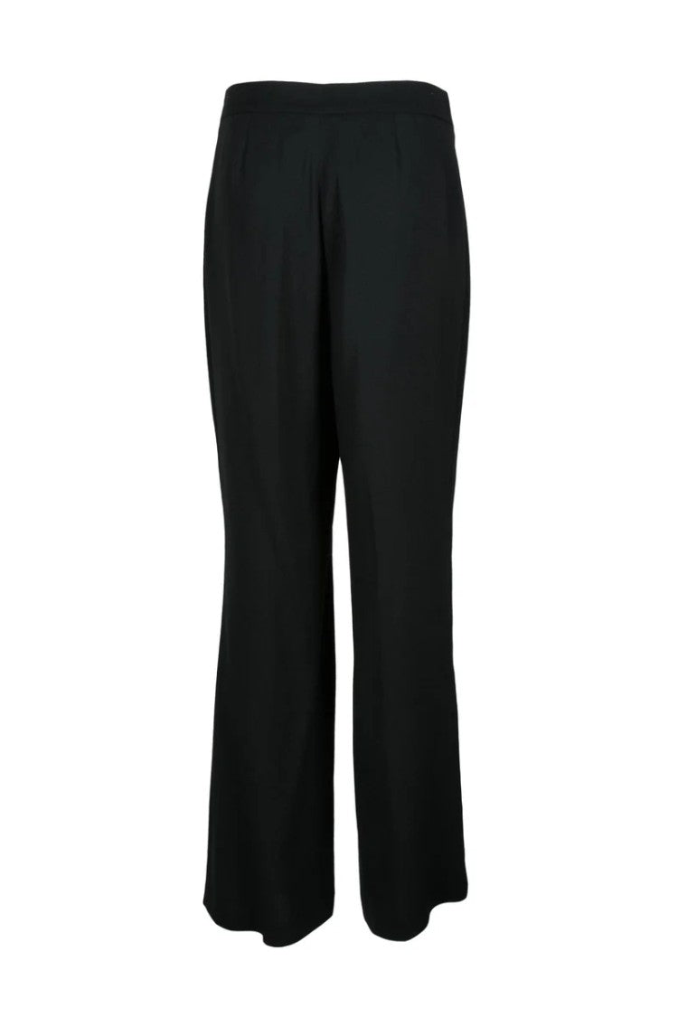 L Autre Chose Acetate Viscose Trousers - Black