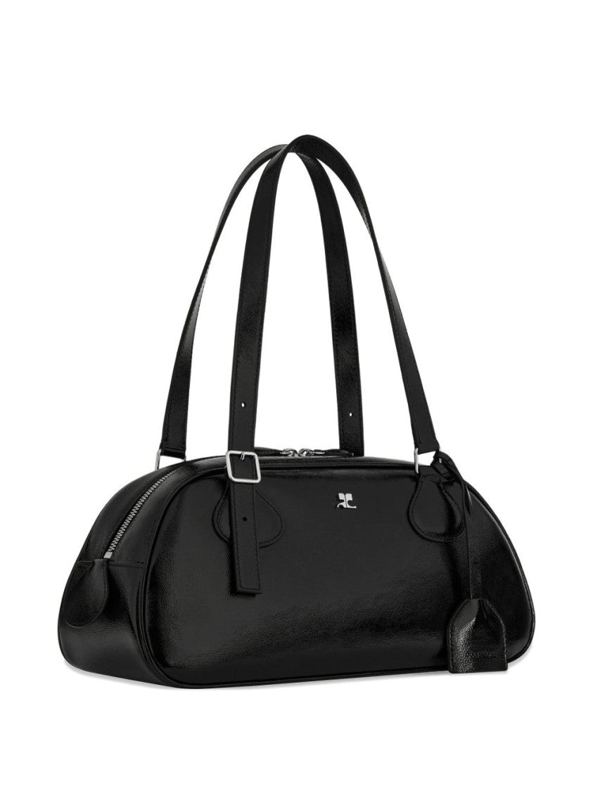 Courrèges Structured Black Handbag