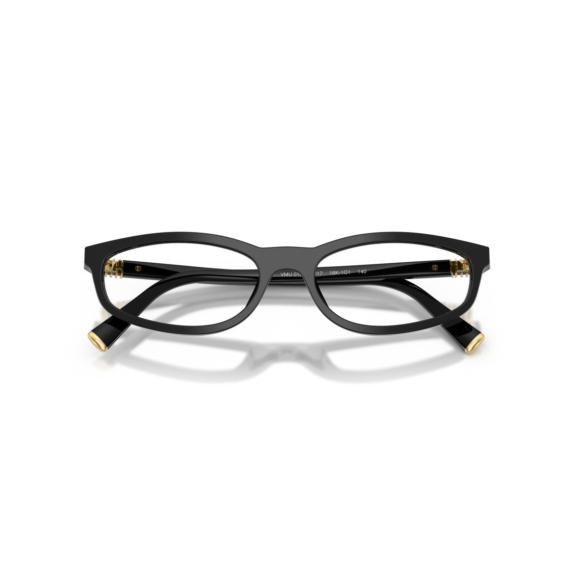 Miu Miu 0Mu 01Zv Rectangular Black Acetate Eyeglasses