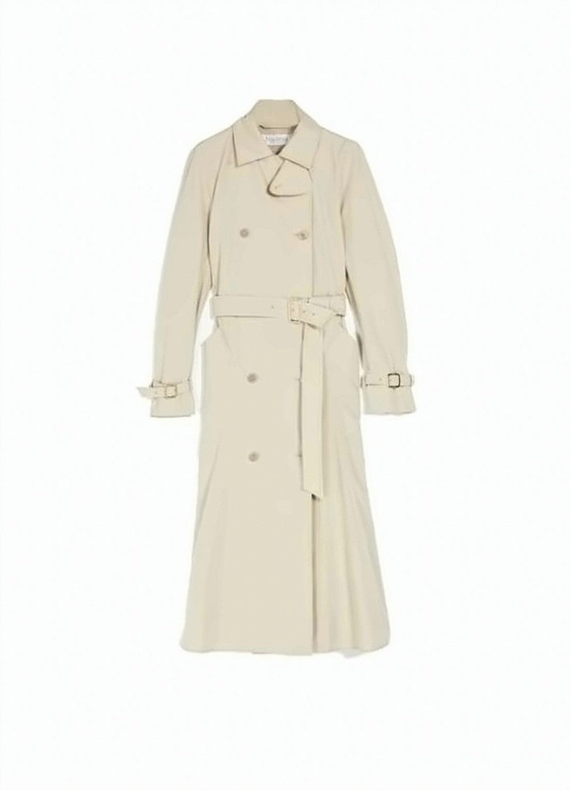 Max Mara Double-Breasted Trench Coat With Belted Waist