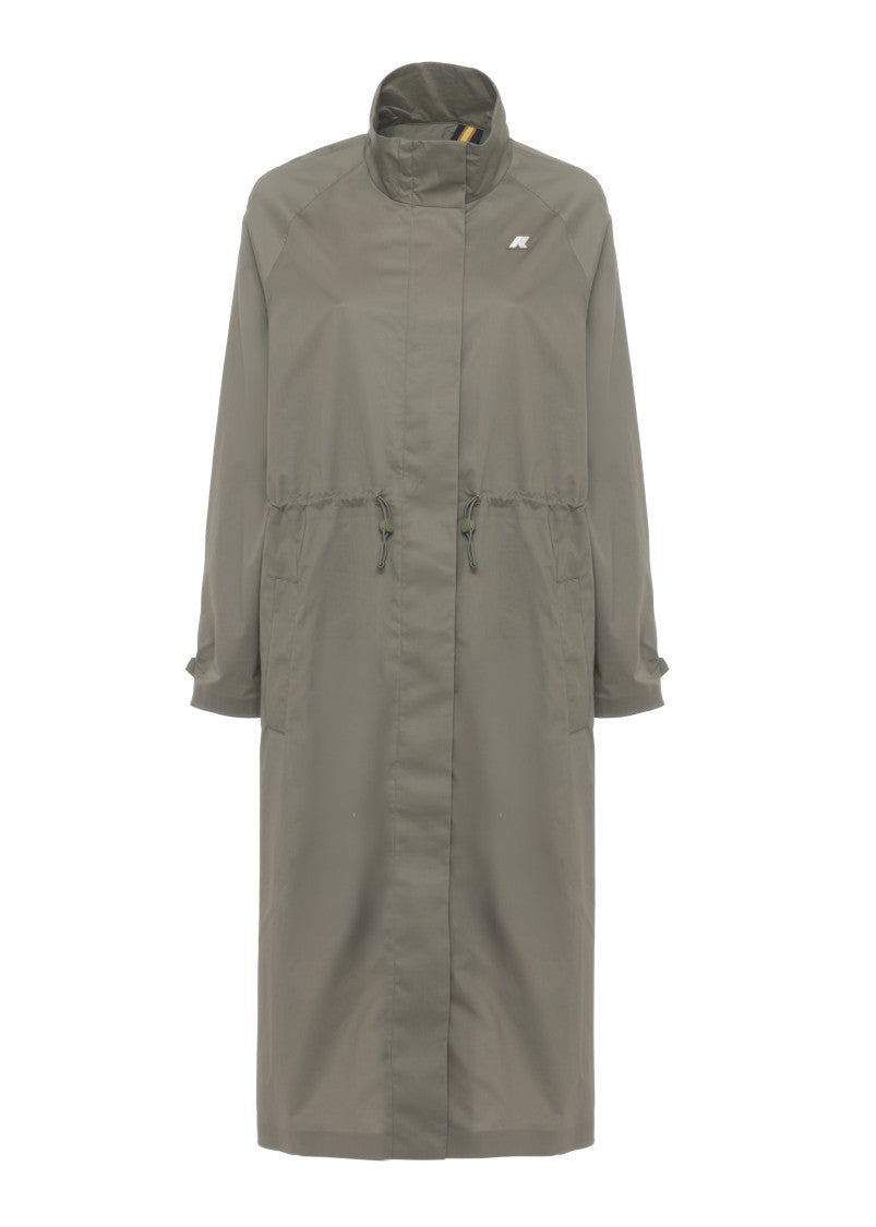 K-Way Green Barbrein Cotton Raincoat
