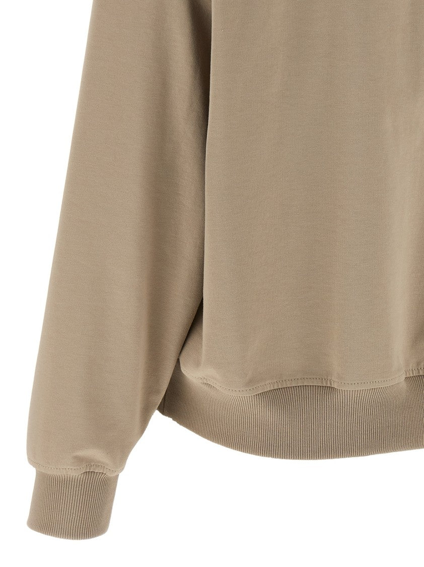 Brunello Cucinelli Gauze Cotton Hoodie With Monile Detail