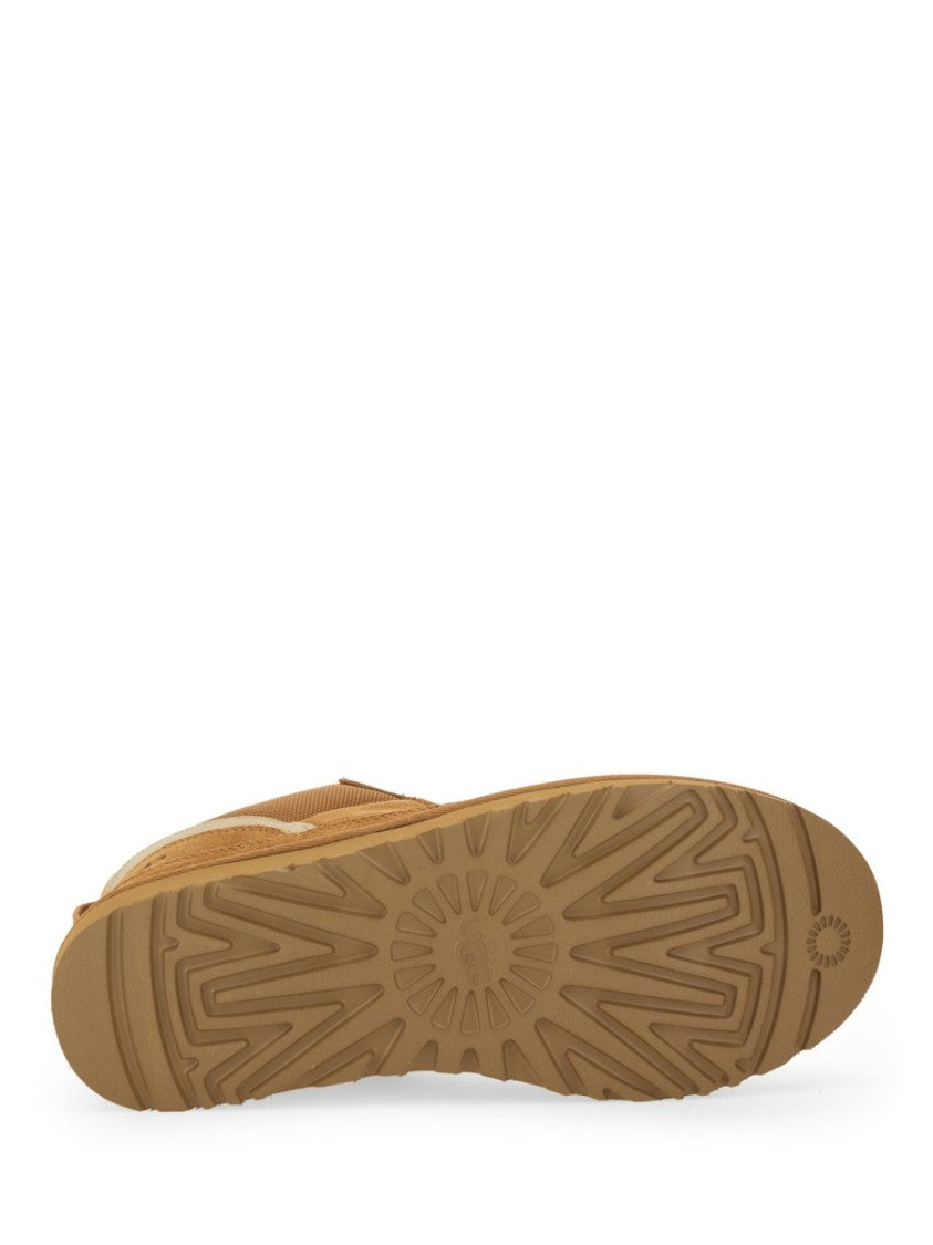 Ugg Lowmel Plush-Lined Leather Sneakers
