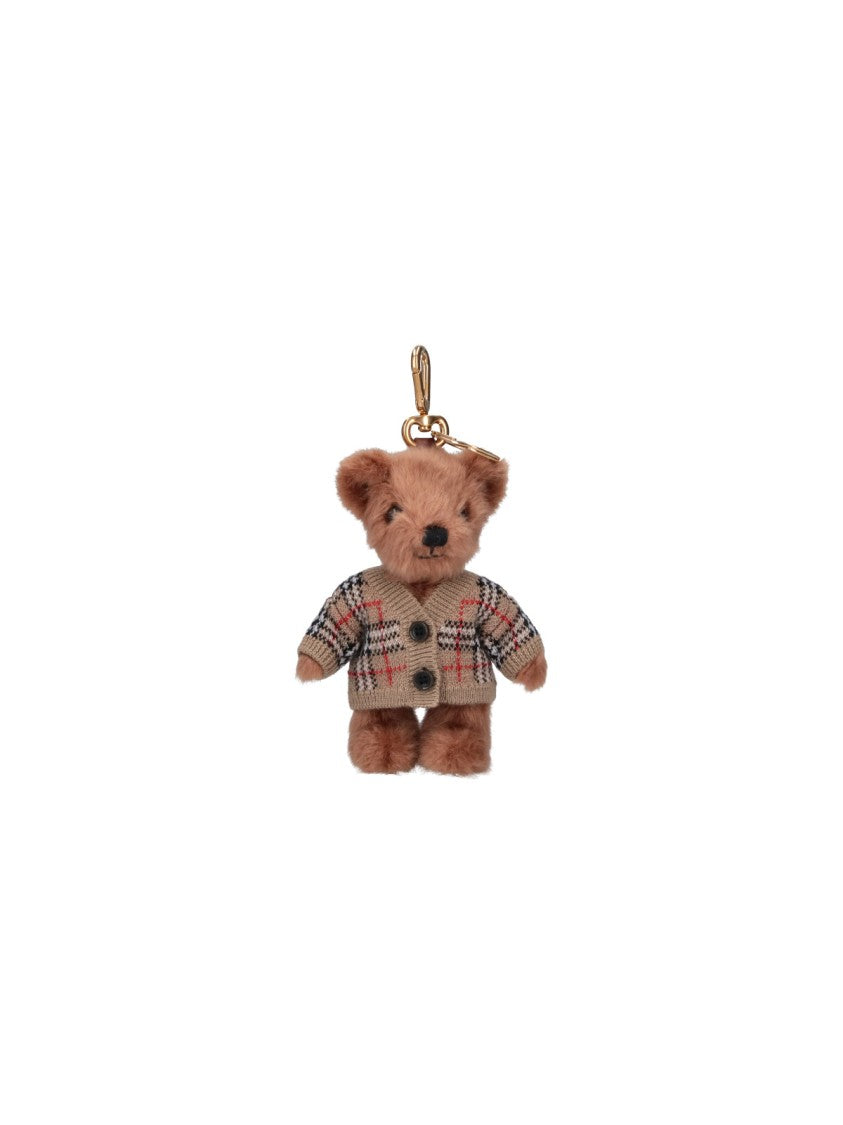 Burberry Beige Thomas Bear Fabric Charm