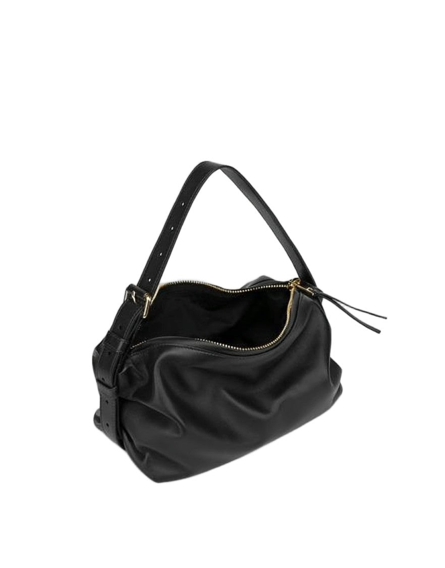 Moschino Soft Lambskin Tote Bag With Gathered Silhouette