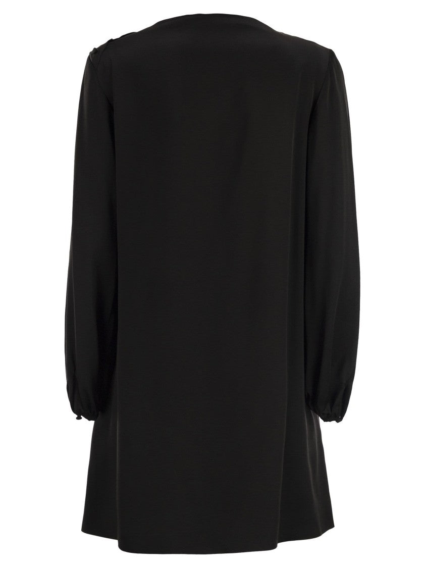 Max Mara Cabina1234 - Mini Dress In Shiny Satin Reverse Fabric