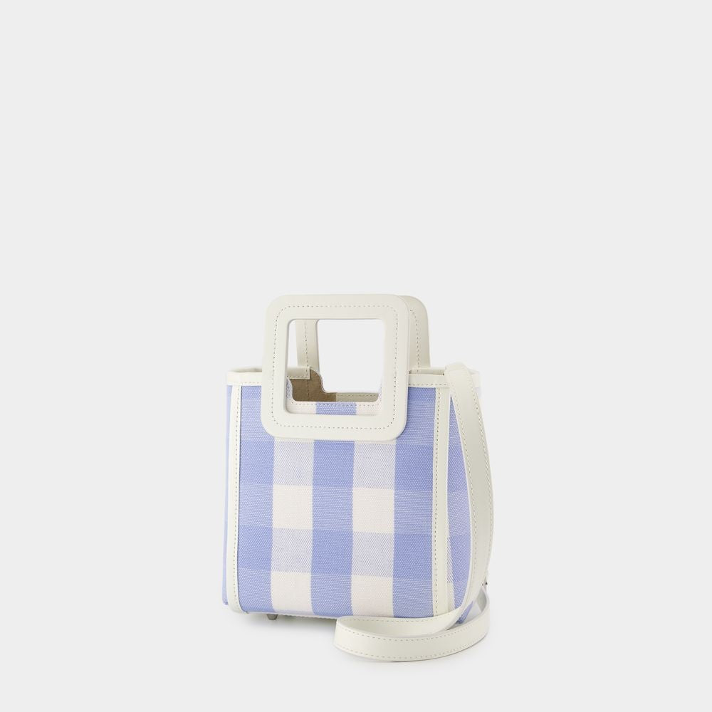 Staud Mini Shirley Bag - Leather - Blue