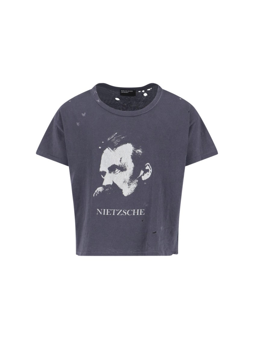 Enfants Riches Déprimés Grey T-Shirt Collection With Subtle Detailing