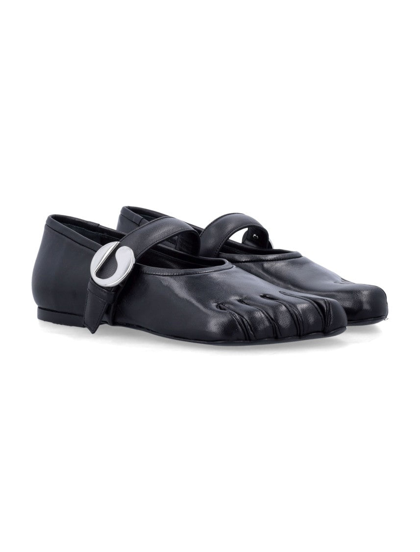 Coperni 5T Leather Ballerinas