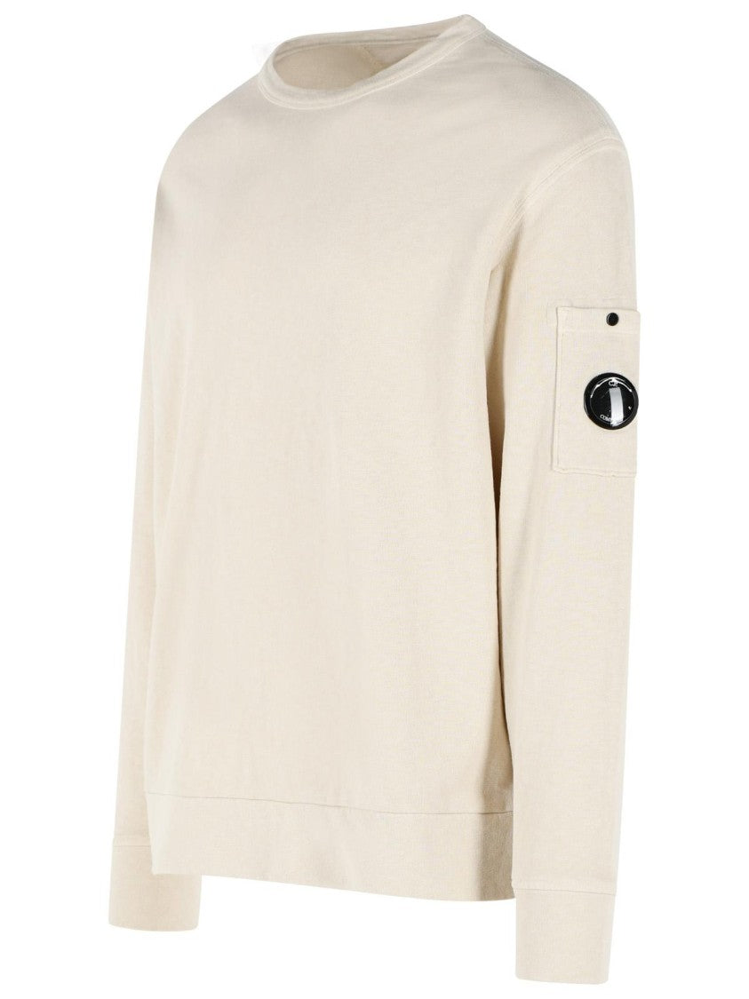 C.P. Company Beige Cotton Sweatshirt