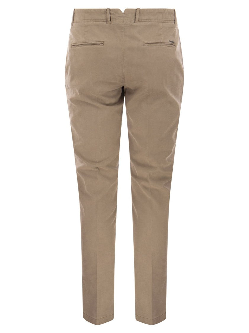 Peserico Cotton And Silk Trousers