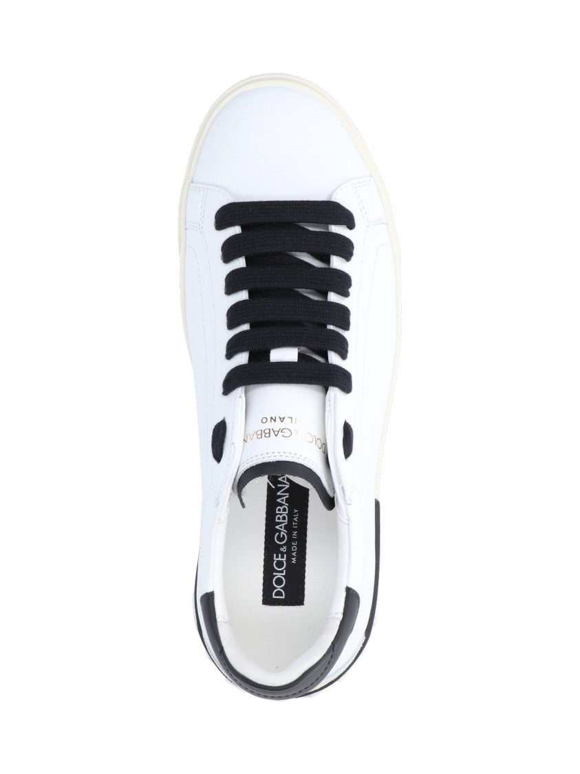 Dolce & Gabbana "Portofino Vintage" Sneakers – White