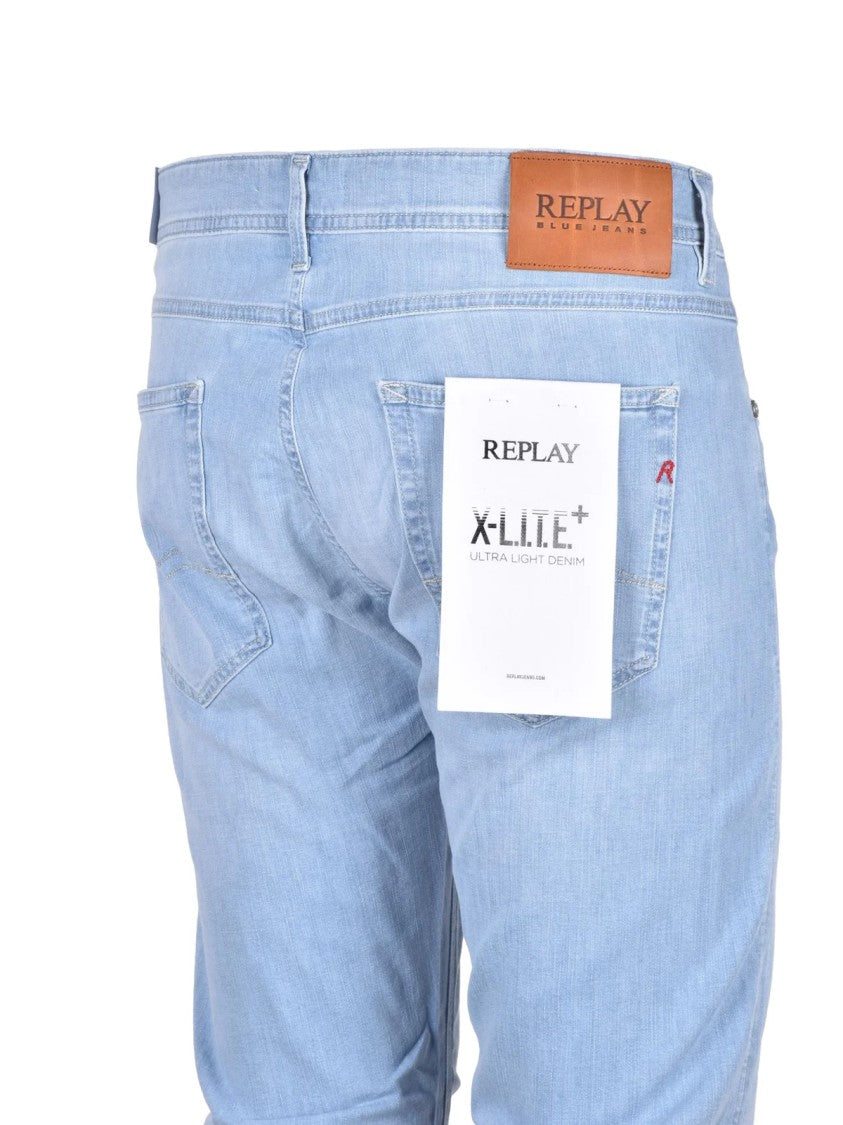 Replay Light Blue Slim Denim Jeans