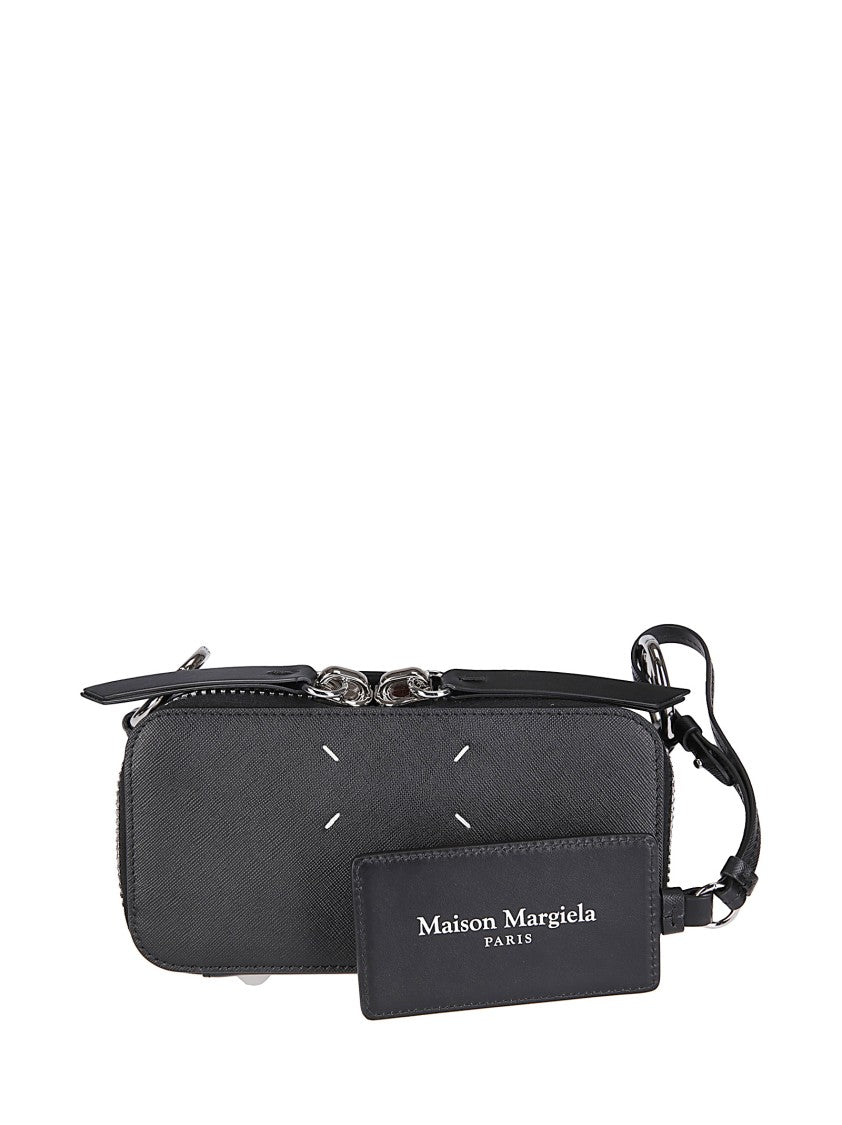 Maison Margiela Textured Calf Leather Shoulder Bag