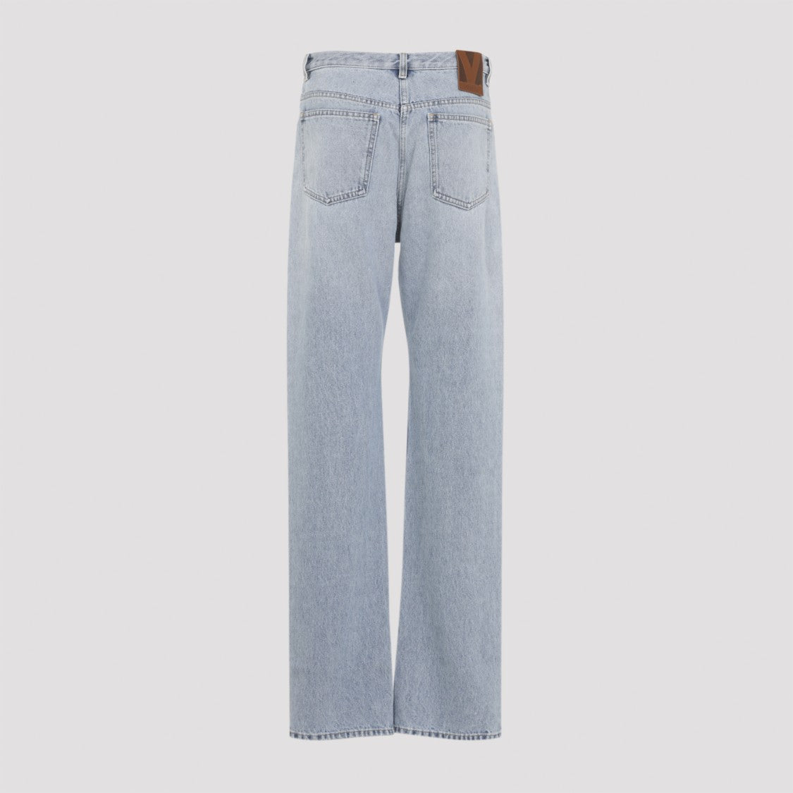 Valentino 5-Pockets Light Blue Cotton Jeans