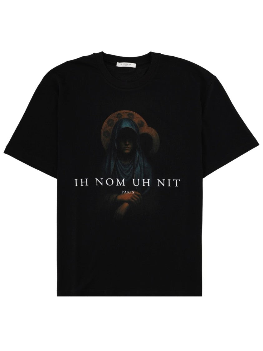 Ih Nom Uh Nit Holy Mary Centered Portrait Cotton T-Shirt