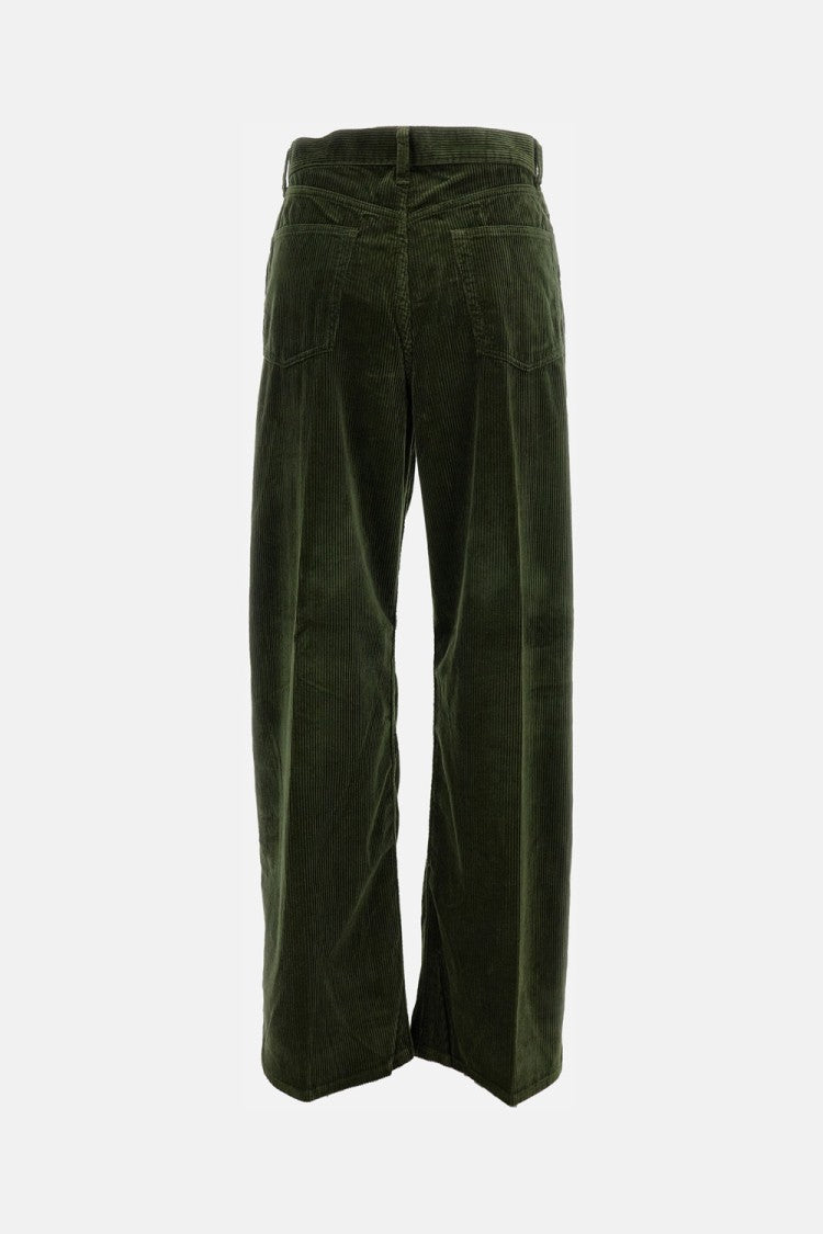 Polo Ralph Lauren Ribbed Cotton Wide-Leg Pants