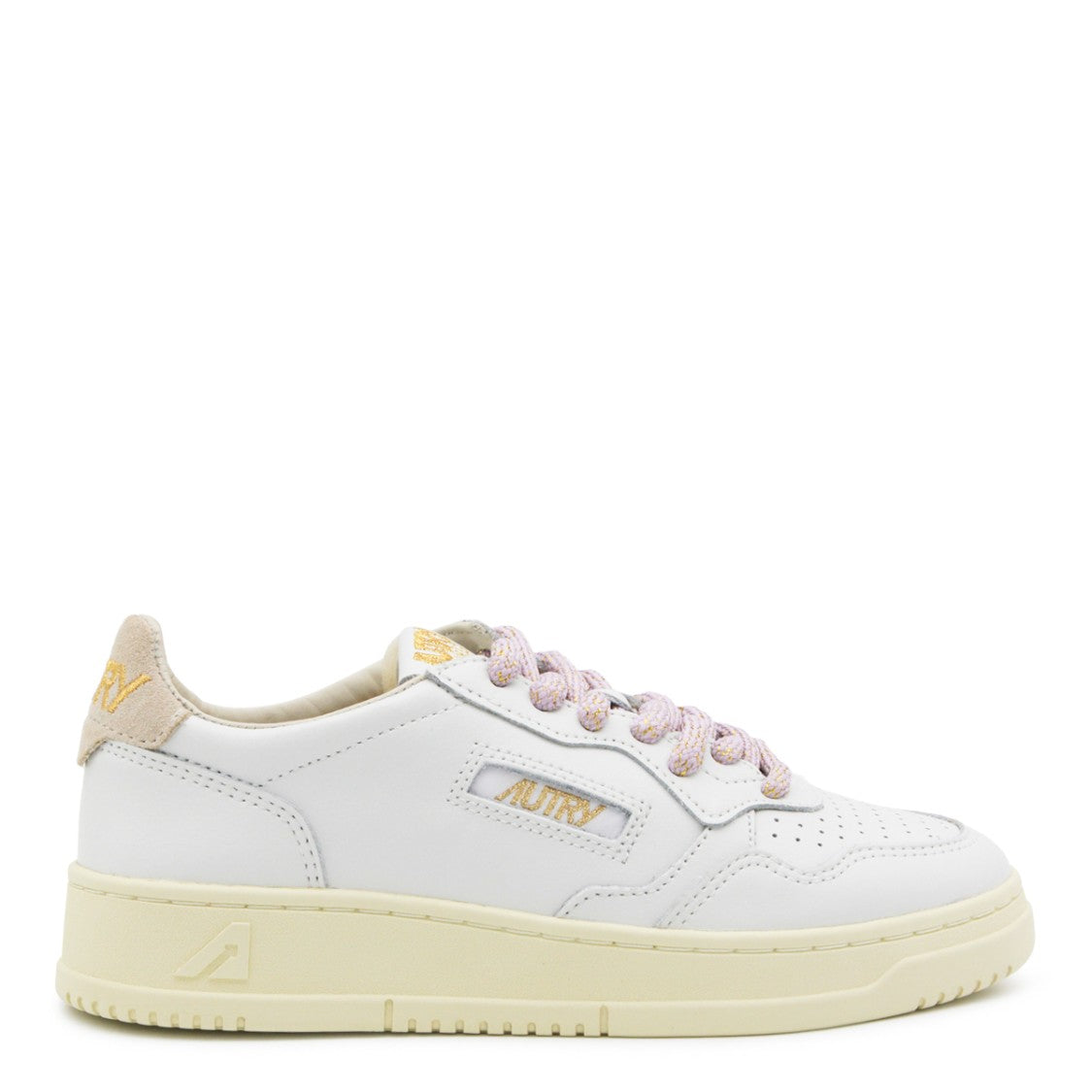 Autry Cream Leather Medalist Sneakers