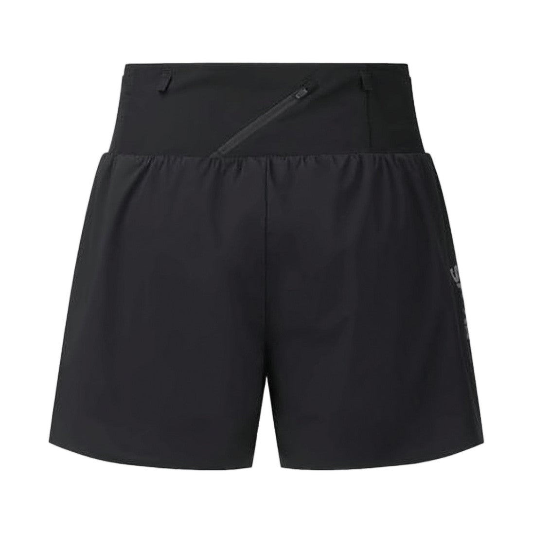 Salomon High-Waisted Black Shorts With Adjustable Drawstring