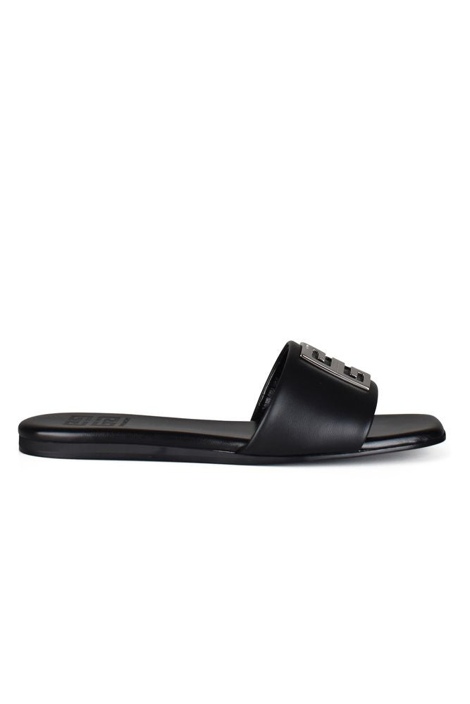 Givenchy Black Leather Sandals