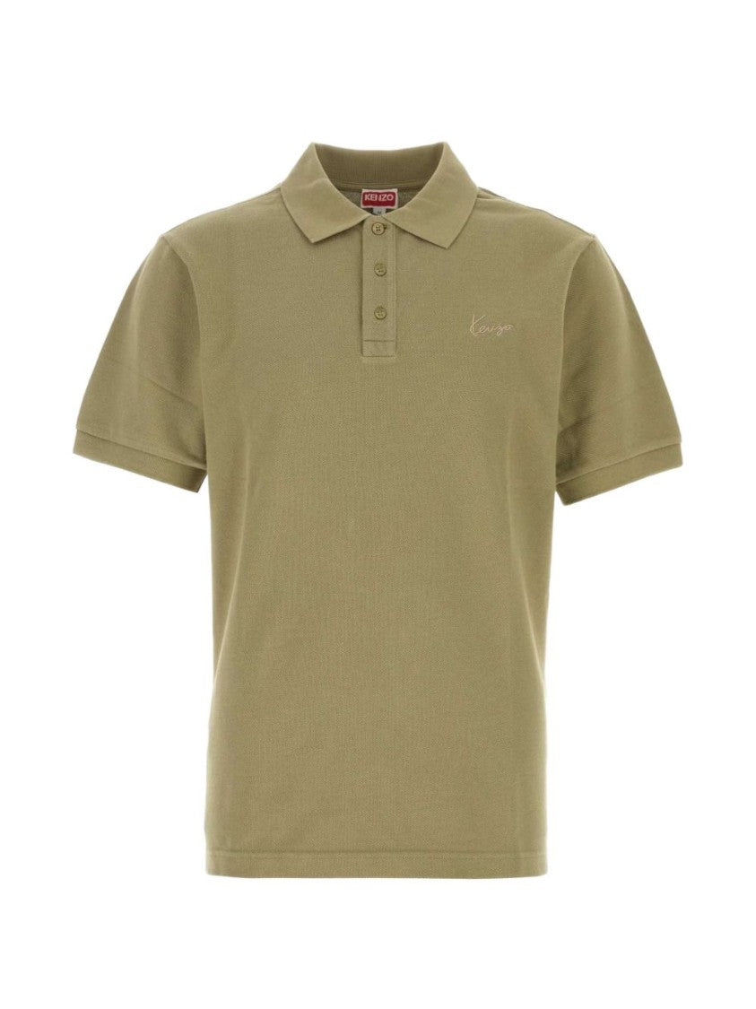 Kenzo Short-Sleeved Polo Shirt With Classic Collar