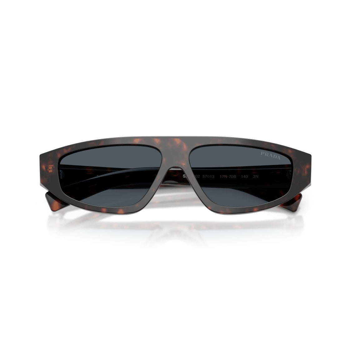 Prada 0Pr C02s Angular Tortoiseshell Sunglasses