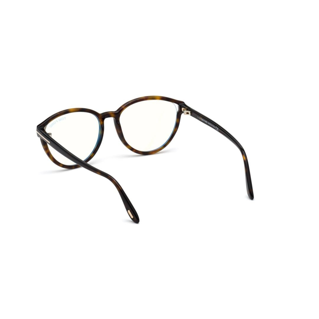 Tom Ford Ft5706-B 55052 Classic Round Tortoiseshell Sunglasses