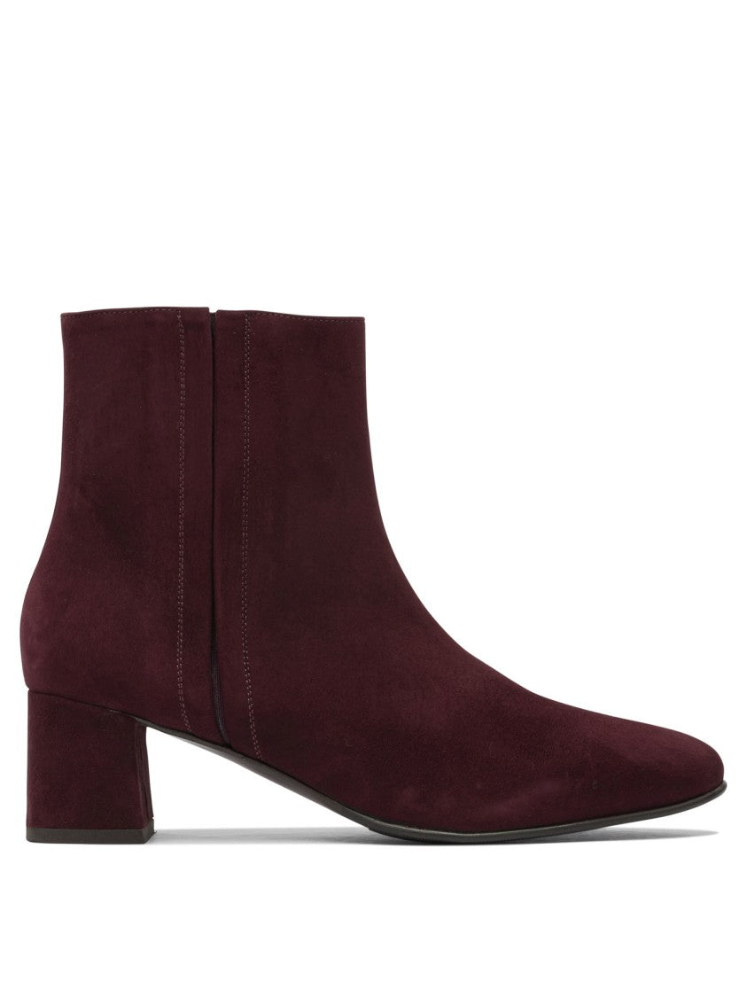 Maretto Bordeaux Suede Ankle Boots