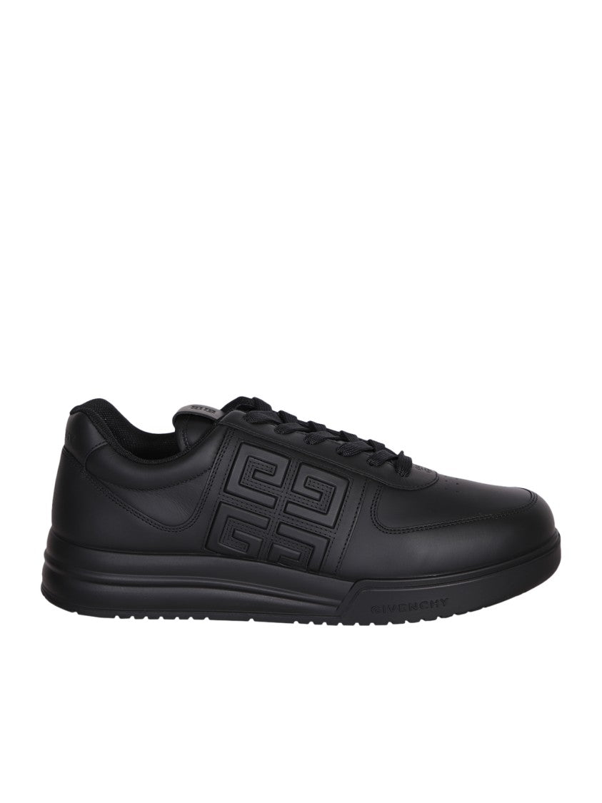 Givenchy Calf Leather Sneakers With Embossed 4G Logo And Fit