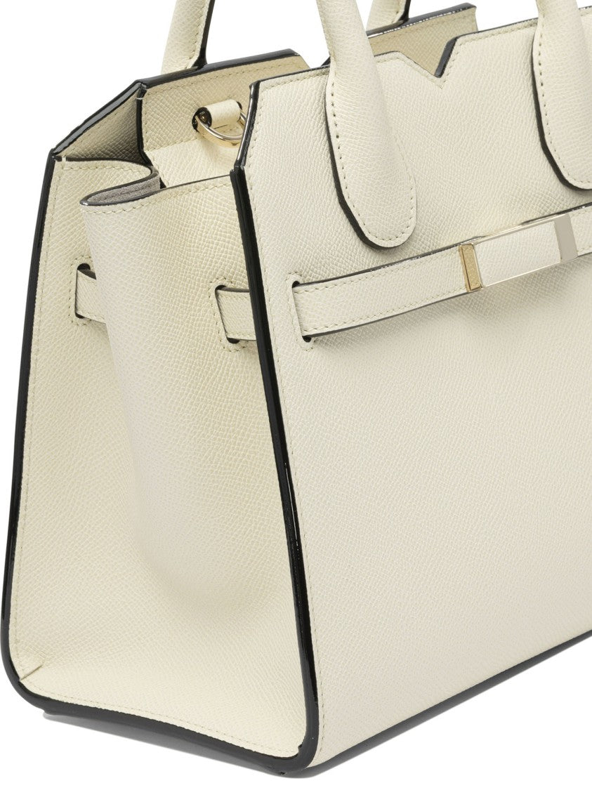 Valextra Milano Mini Handbag With Textured Leather