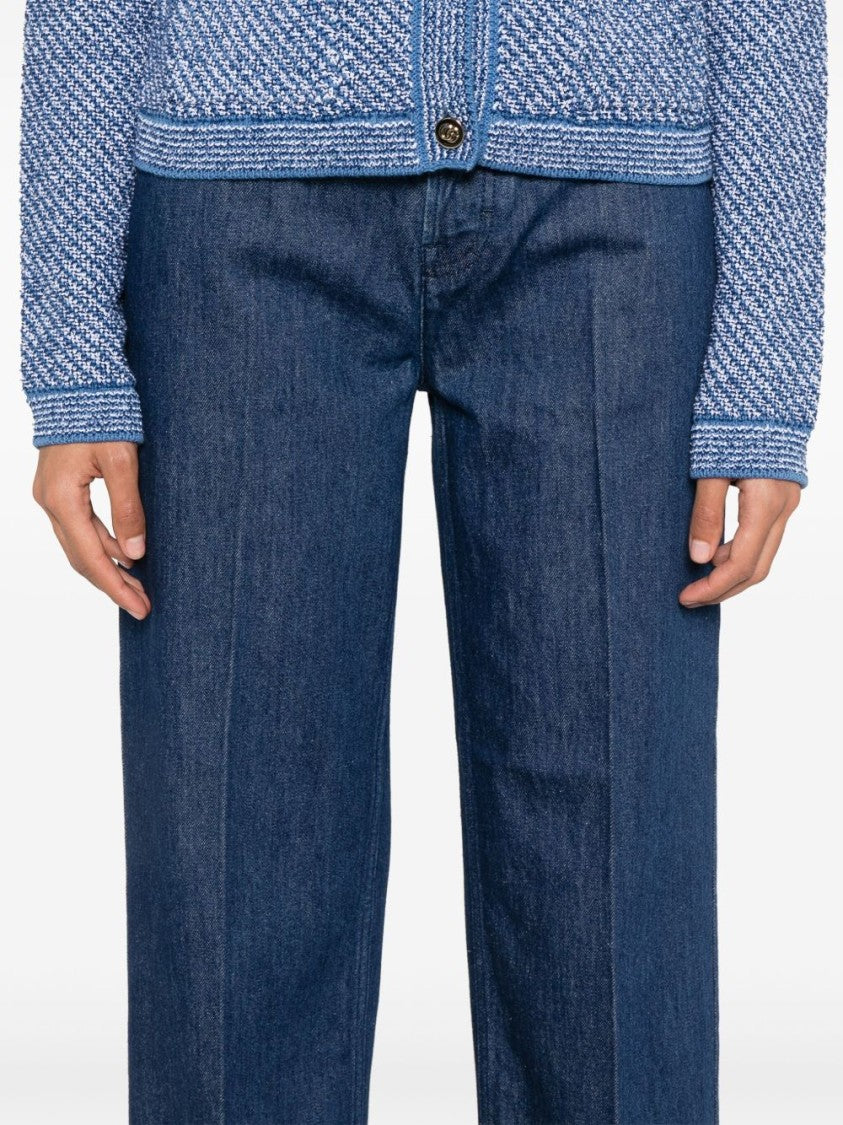 Gucci Straight Fit Denim Trousers