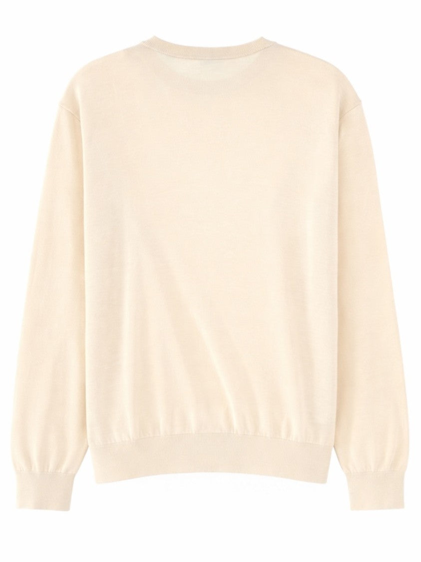 Aspesi Relaxed Fit Cotton-Silk Lightweight Top Sweater